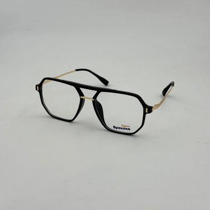 Spexone sigma glossy black series: premium  Eyewear for man & woman