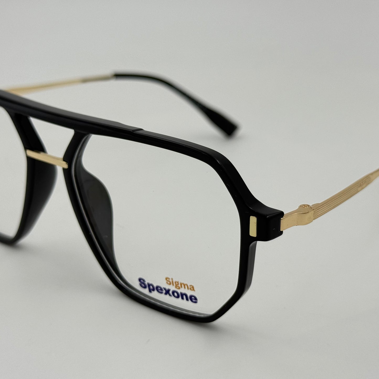 Spexone sigma glossy black series: premium  Eyewear for man & woman