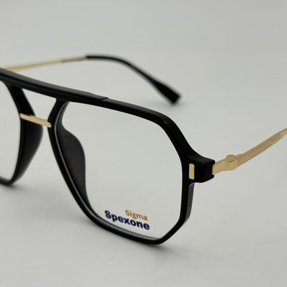 Spexone sigma glossy black series: premium  Eyewear for man & woman
