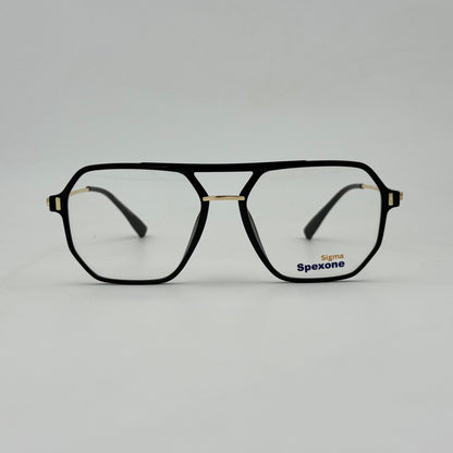 Spexone sigma glossy black series: premium  Eyewear for man & woman