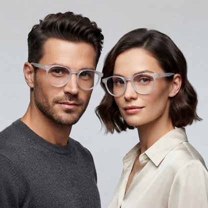 Spexone hustler Air transparent white series:  premium  Eyewear for man & woman