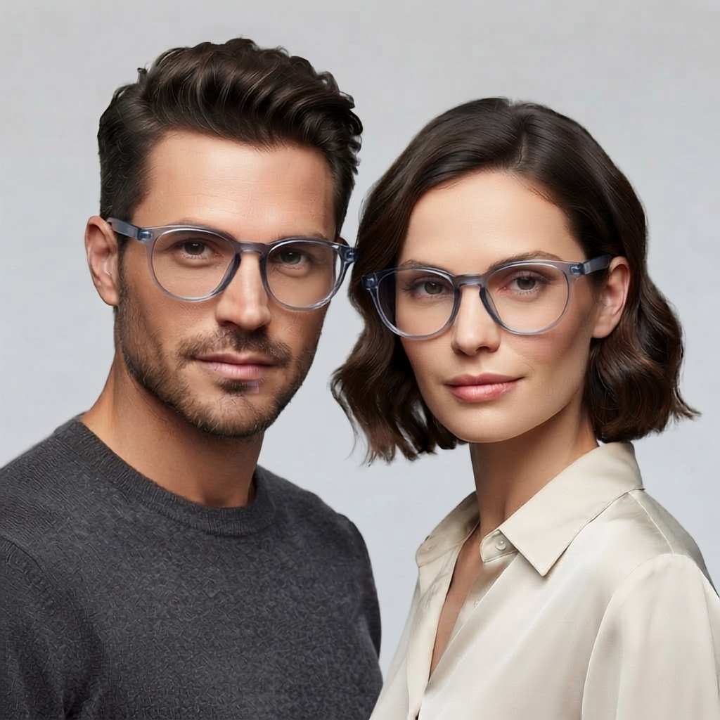 Spexone hustler Air transparent blue series:  premium  Eyewear for man & woman