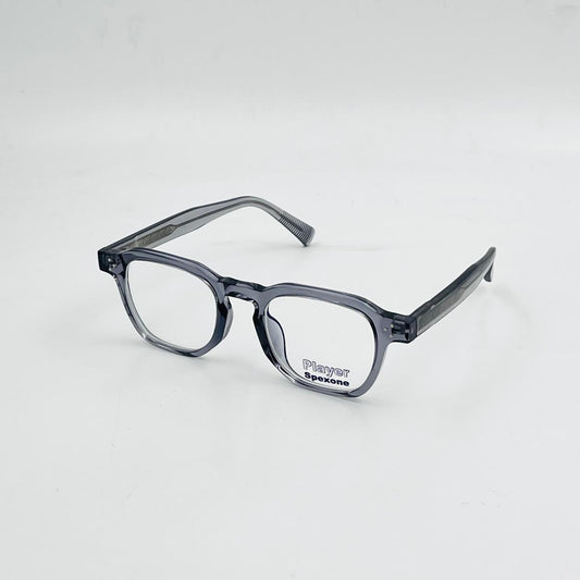 spexone player trasparent grey  premium eyewear