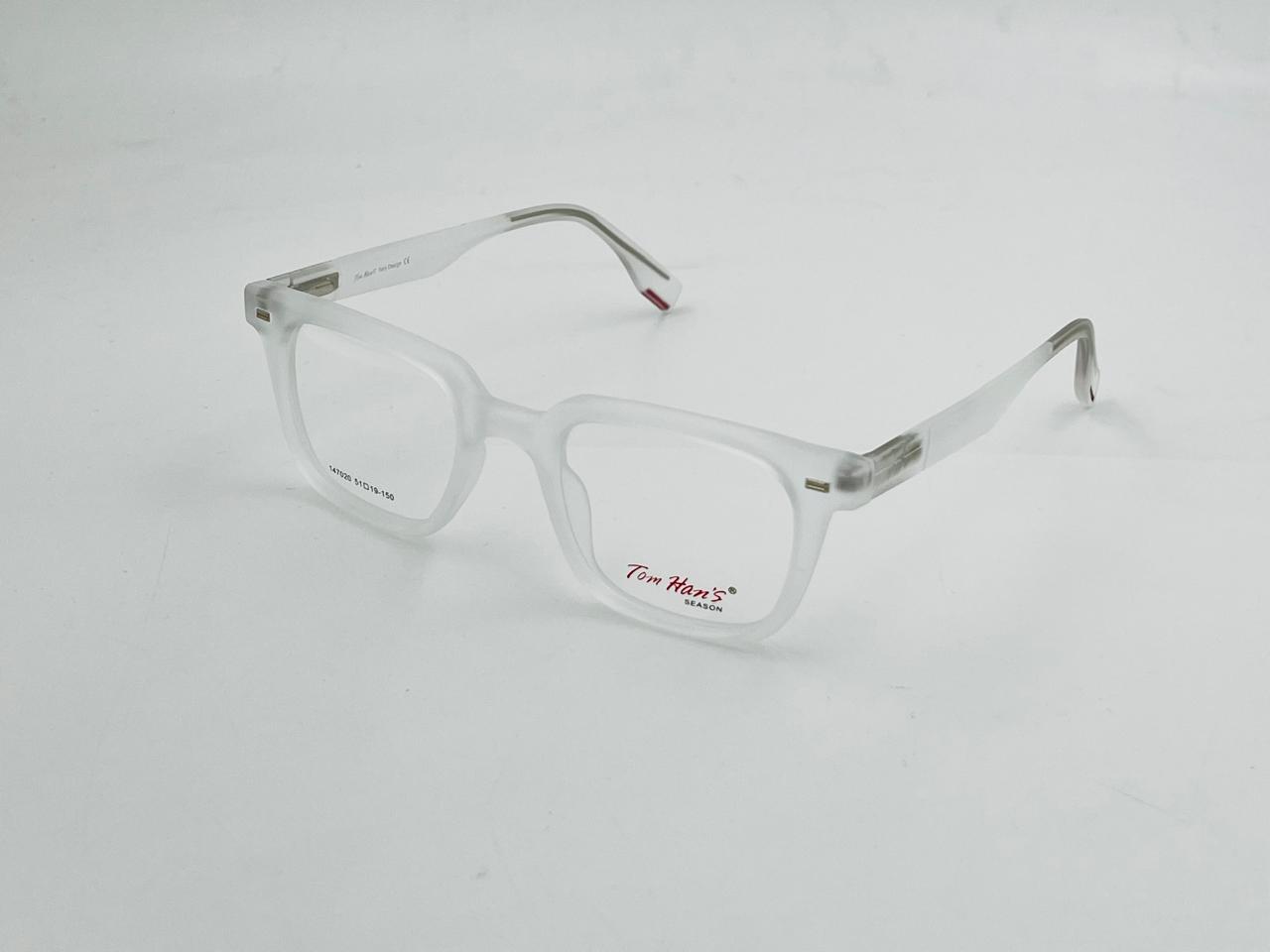 tom han's 147020 transparent premium eyewear