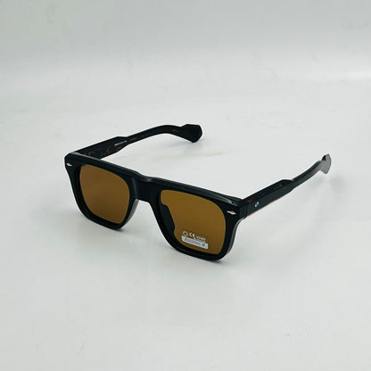 Spexone Specsmith Series:Midnight Black Frame with Amber Tint Lens