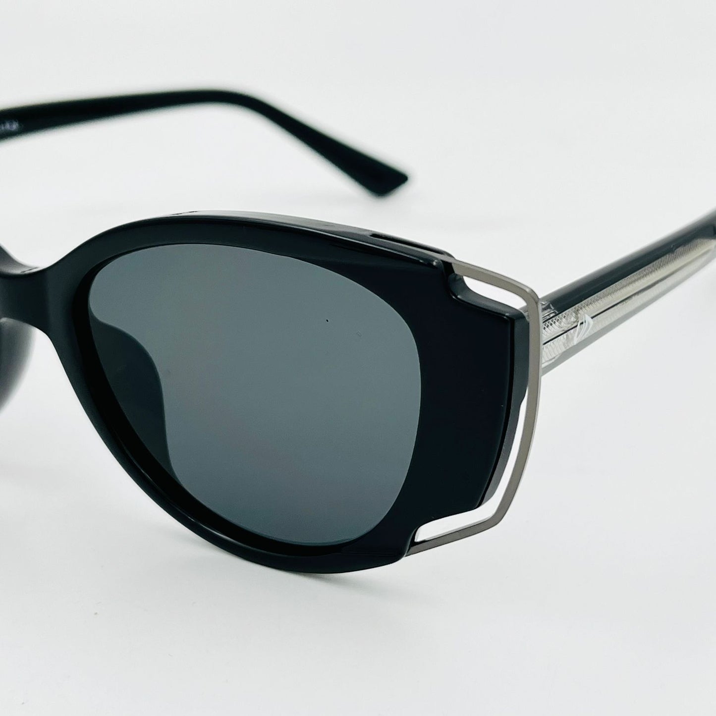 Spexone Specsmith Series: Black Frame with Dark Grey Lens