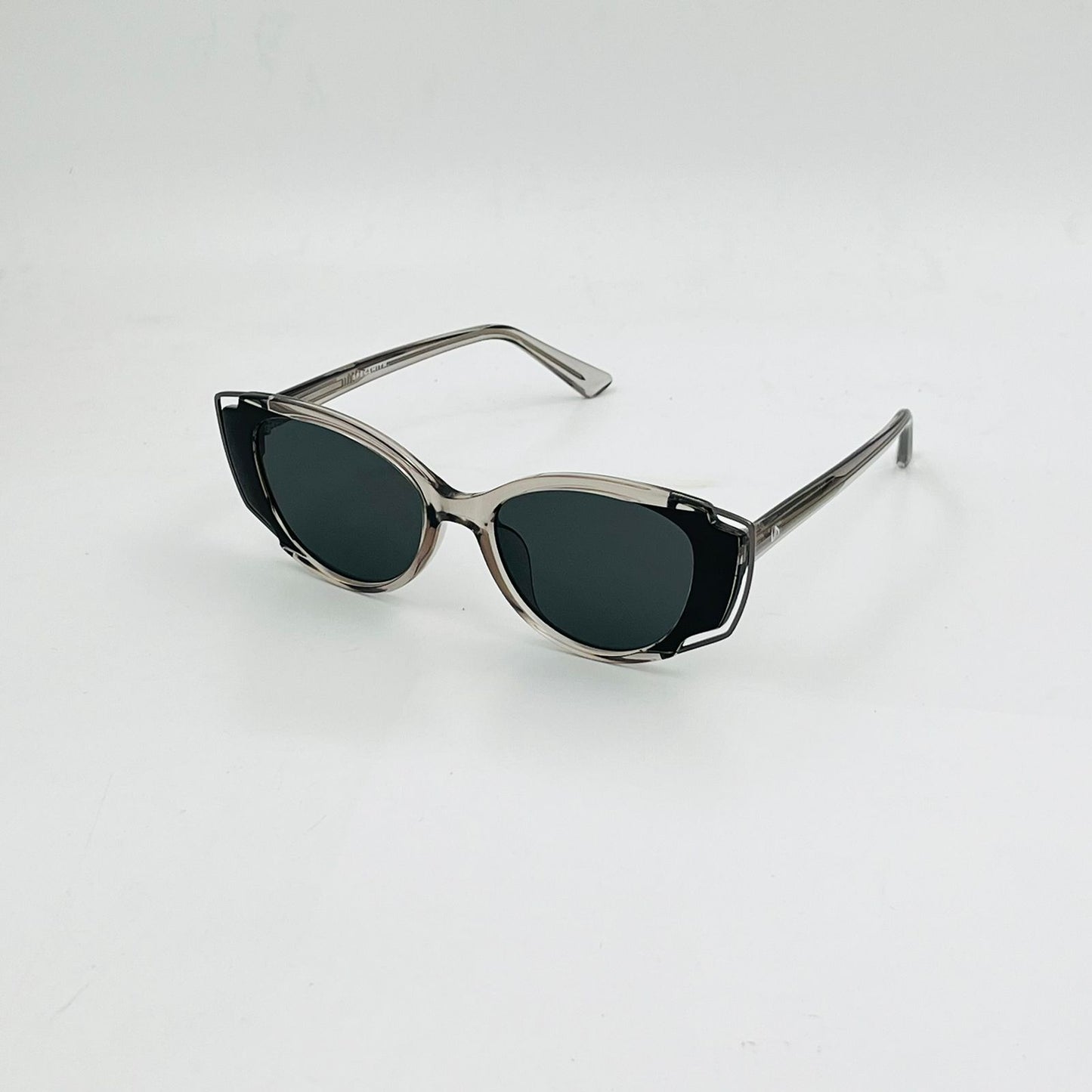 Spexone Specsmith Series:tranculent grey Frame with Dark Grey Lens