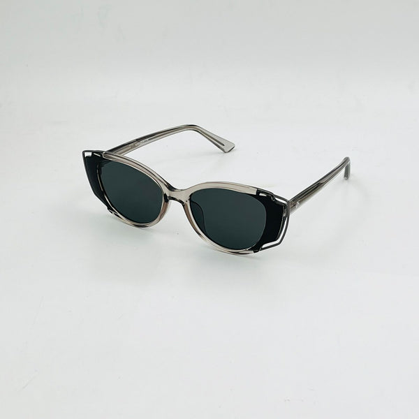 Spexone Specsmith Series:tranculent grey Frame with Dark Grey Lens