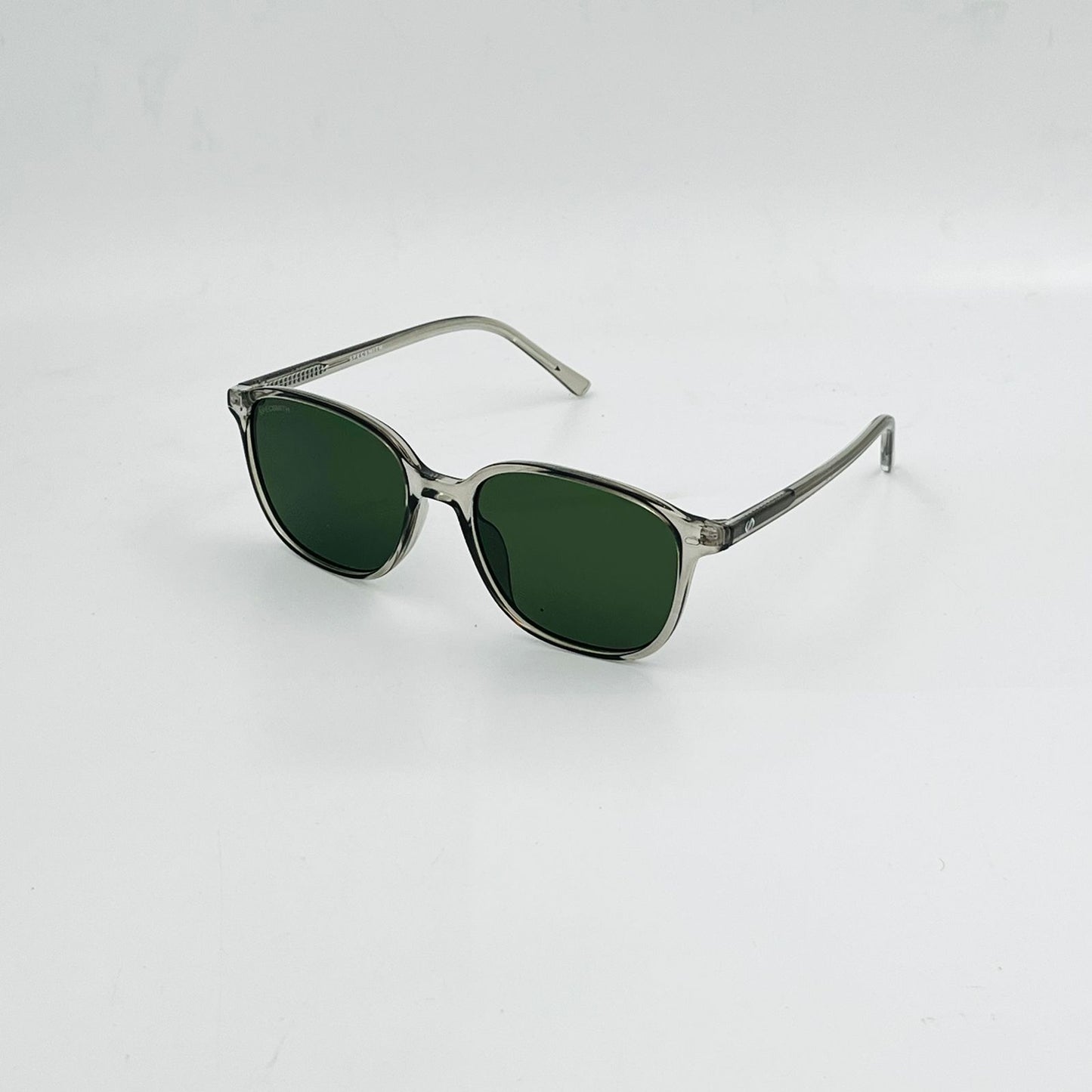 Spexone Specsmith Series:	Matte Grey Frame with Dark Green Lens