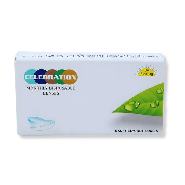 Celebration UV-Blocking  Monthly Disposable Contact Lenses