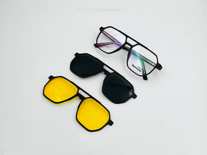 Spexone player SG001 Series: Brown Frame with Transparent Lens