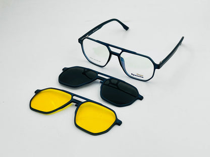 Spexone player SG001 Series: Blue Frame with Transparent Lens