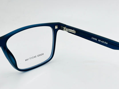 Spexone player SG002 Series: Matte Blue Frame with Transparent Lens