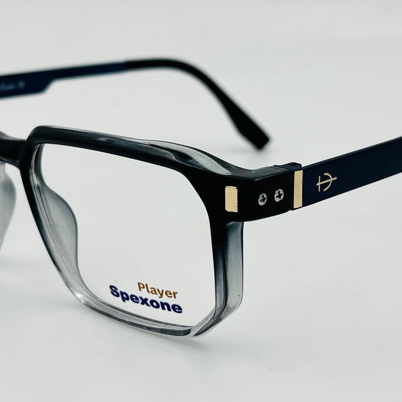 Spexone player 162003 Series: Dark Charcoal with Transparent Lens