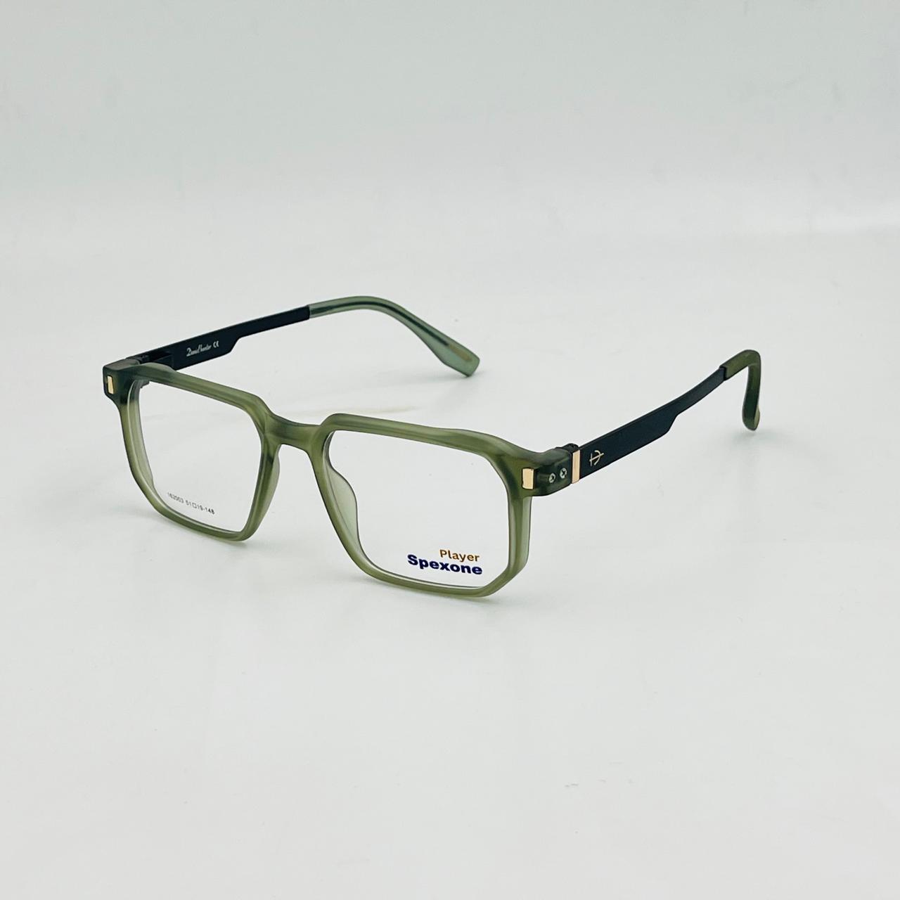 Spexone player 162003 Series: Olive Green with Transparent Lens