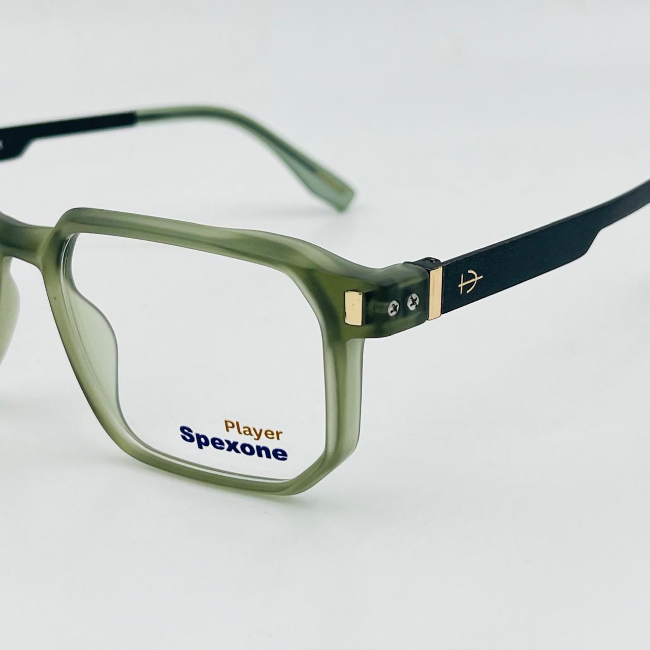 Spexone player 162003 Series: Olive Green with Transparent Lens