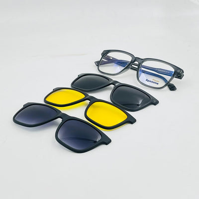 Spexone player GJCL108C2 Series premium: Smoke Grey frame with attachments