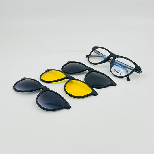 Spexone player GJCL101C2 Series premium: Glossy Black frame with attachments