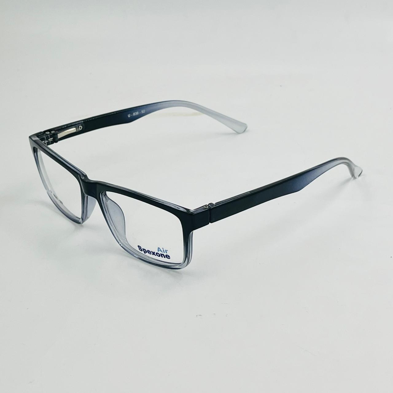 Spexone Air U-830-52 Series premium: Black & Clear frame