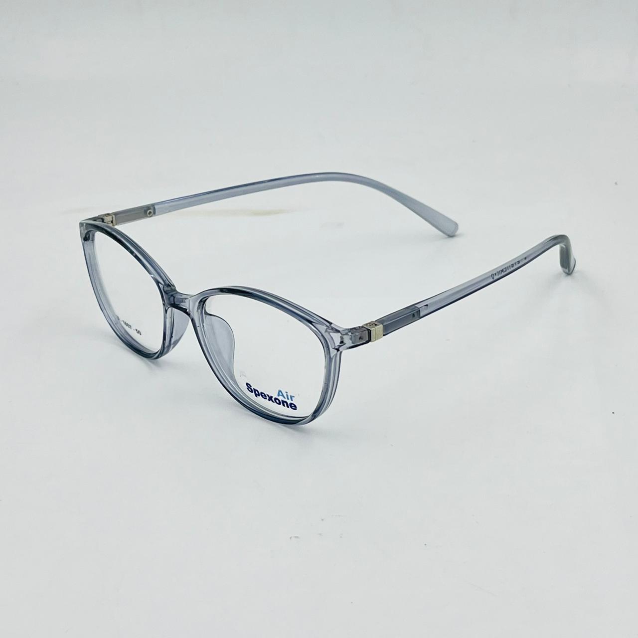 Spexone Air U-1807-50 Series premium: Crystal Grey Frame with transparent lens