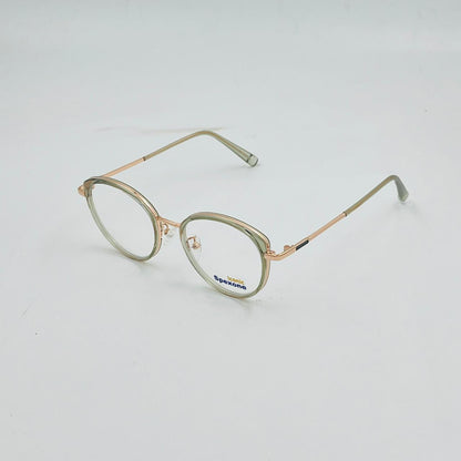 Spexone Iconic TR87343 Series premium: Soft Olive with transparent lens