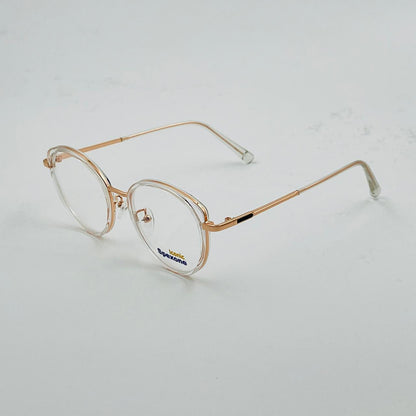 Spexone Iconic TR87343 Series premium: White transparent  with transparent lens (Copy)