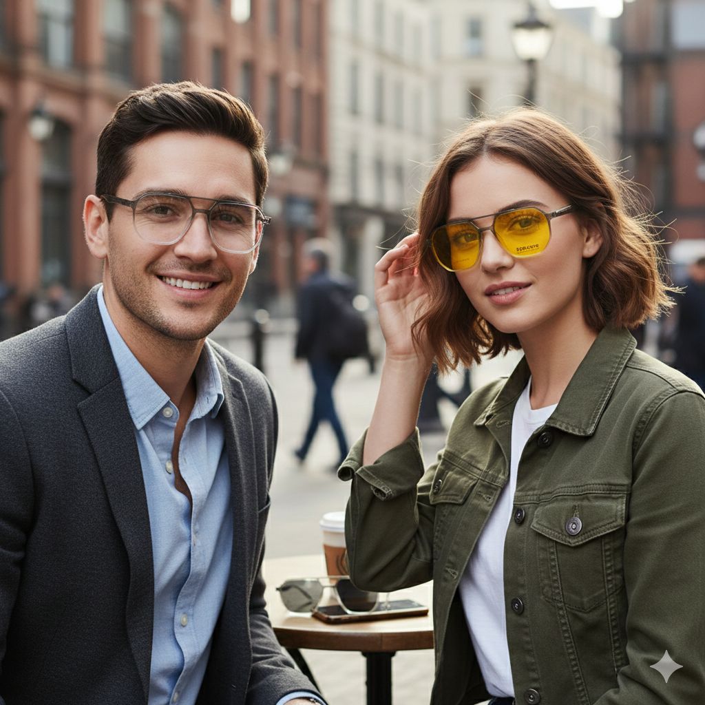 Spexone 3-in-1 Magnetic Clip-On Eyeglasses – Polarized UV Sunglasses