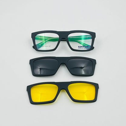 Spexone spexmark LA007 Premium 3-in-1 Magnetic Clip-on Eyeglasses (Copy)