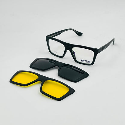 Spexone spexmark LA007 Premium 3-in-1 Magnetic Clip-on Eyeglasses (Copy)