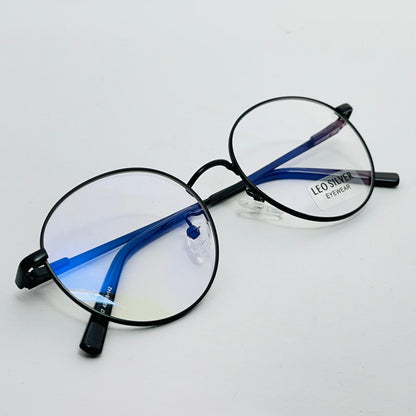 Spexone leo round Black premium eyewear for man and woman