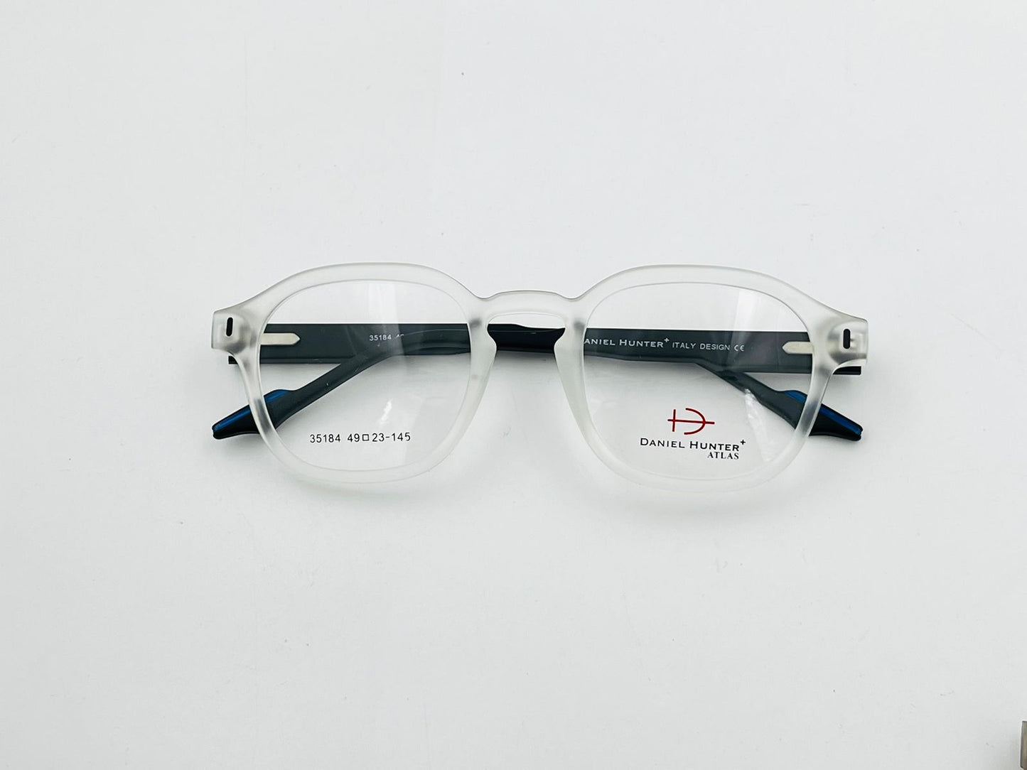 spexone daniel hunter 35184 white transparent premium eyewear