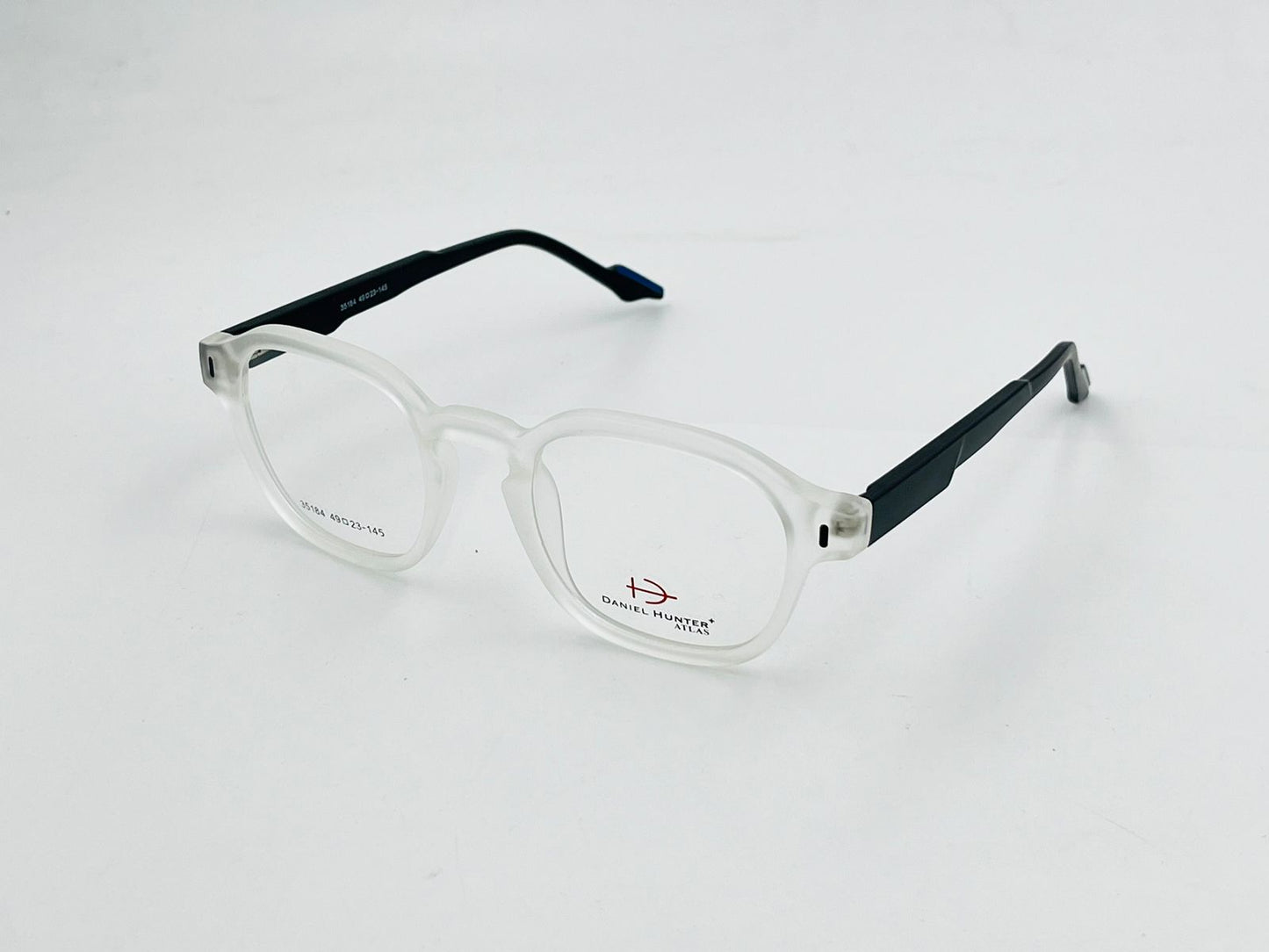 spexone daniel hunter 35184 white transparent premium eyewear
