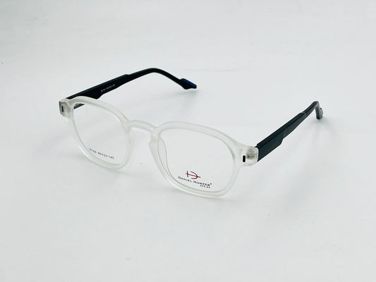 spexone daniel hunter 35184 white transparent premium eyewear
