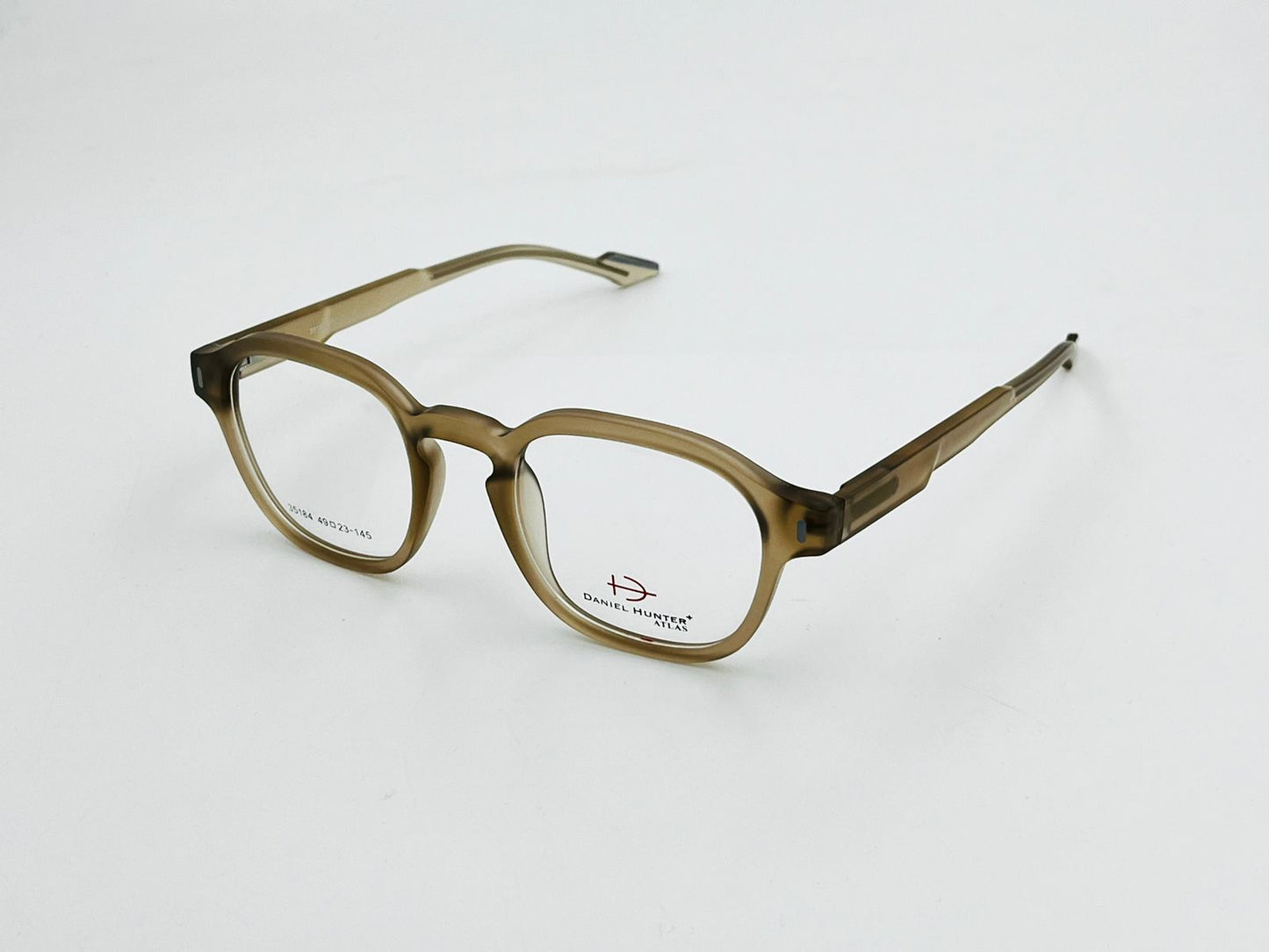 spexone daniel hunter 35184 transparent brown premium eyewear