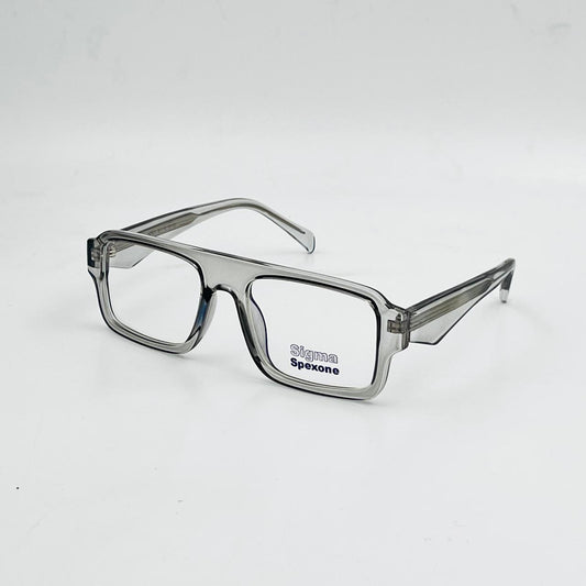 spexone sigma clear grey premium eyewear