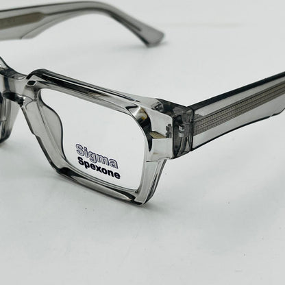 spexone sigma dark grey  premium eyewear