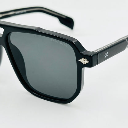 spexone specsmith glossy black premium sunglass