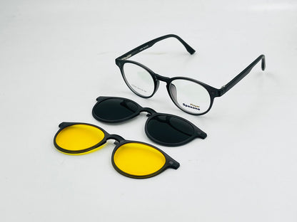 Spexone player SG006 Series: Black Frame with Transparent Lens
