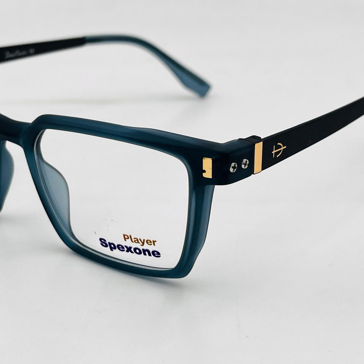 Spexone player 162002 Series: Matte Deep Teal with Transparent Lens