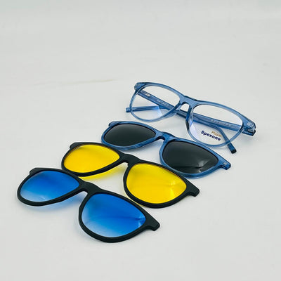 Spexone player GJCL101C6 Series premium: Cobalt Blue frame with attachments