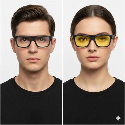 Spexone spexmark LA007 Premium 3-in-1 Magnetic Clip-on Eyeglasses (Copy)