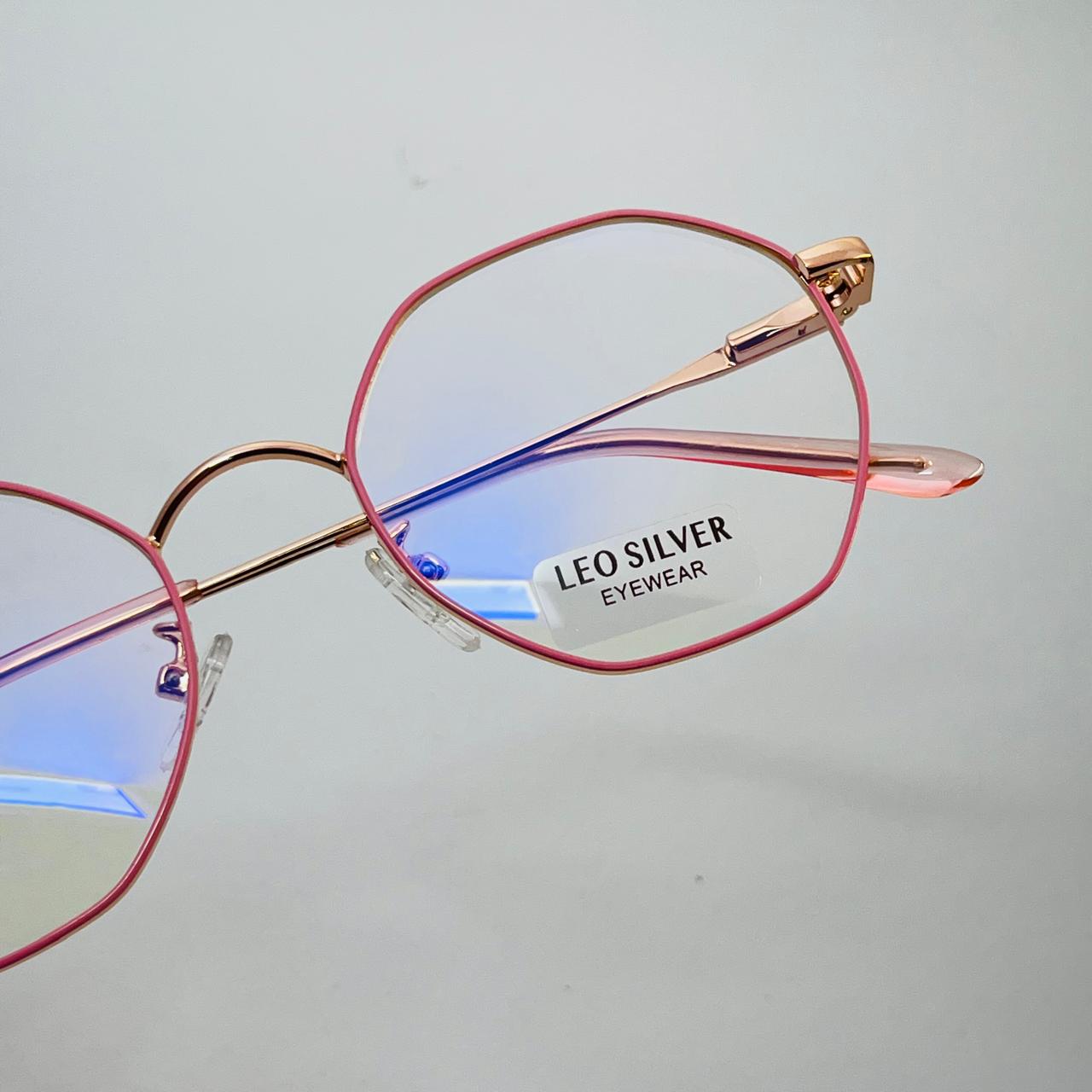 Spexone leo hexagon Rose gold premium eyewear for man and woman