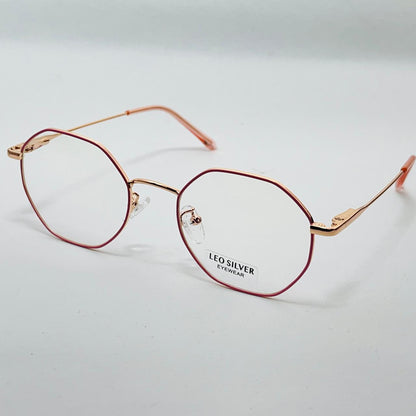 Spexone leo hexagon Rose gold premium eyewear for man and woman