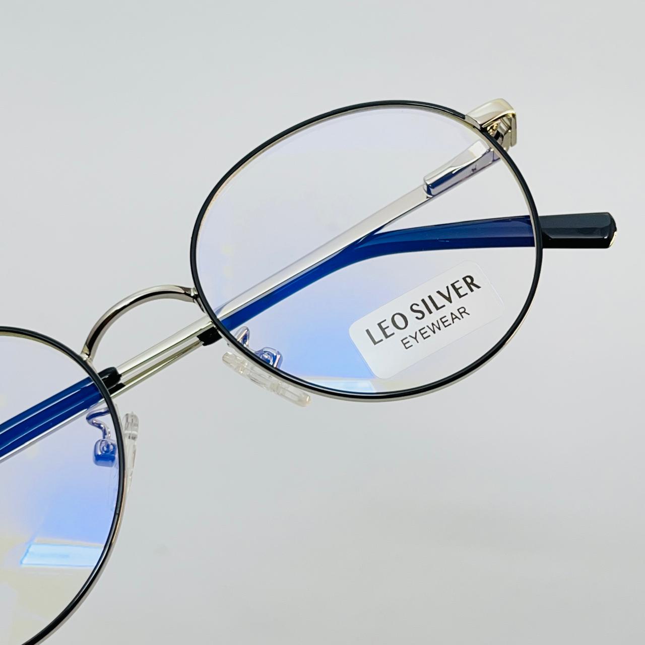 Spexone leo  round silver premium eyewear for man and woman