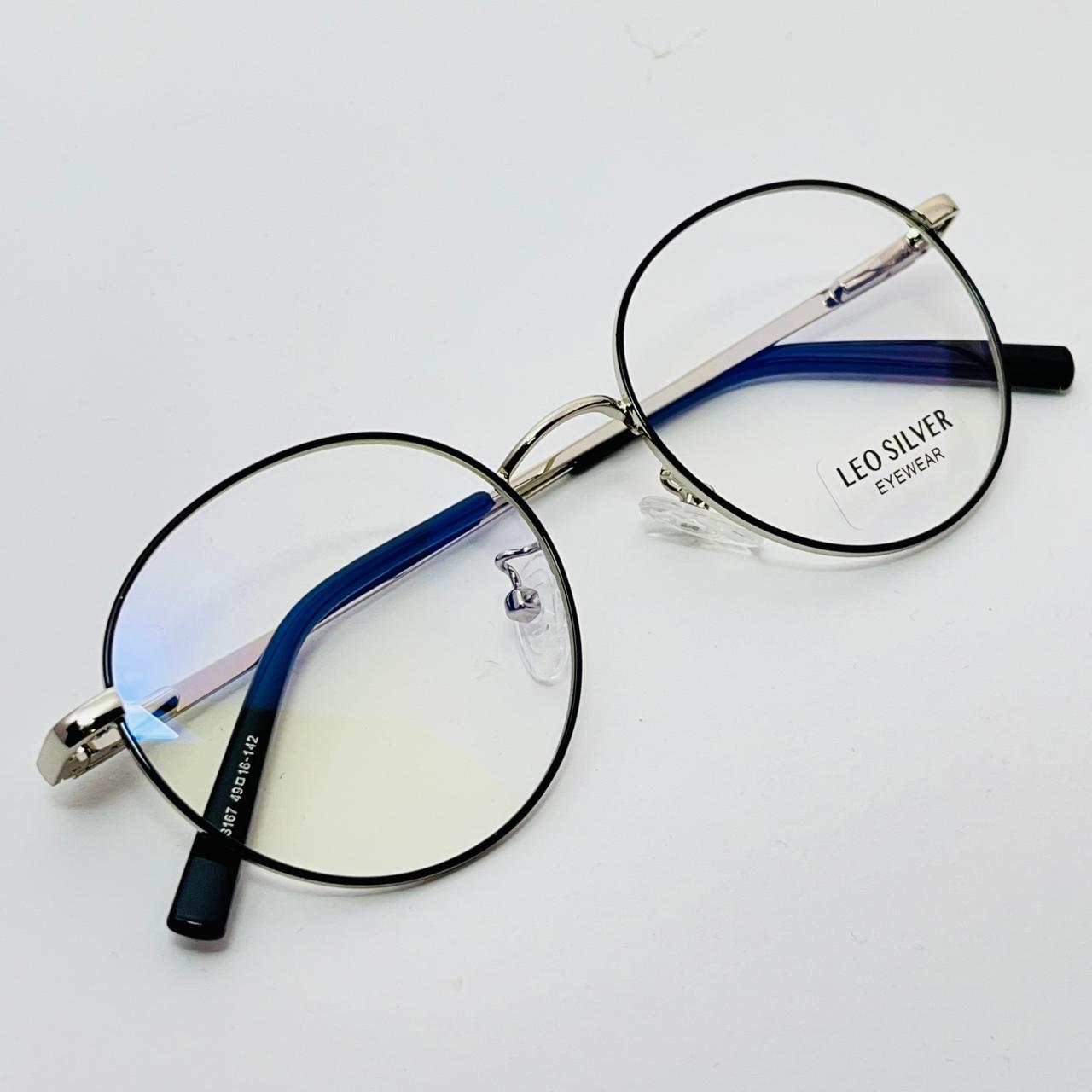 Spexone leo  round silver premium eyewear for man and woman