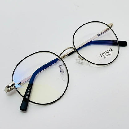 Spexone leo  round silver premium eyewear for man and woman