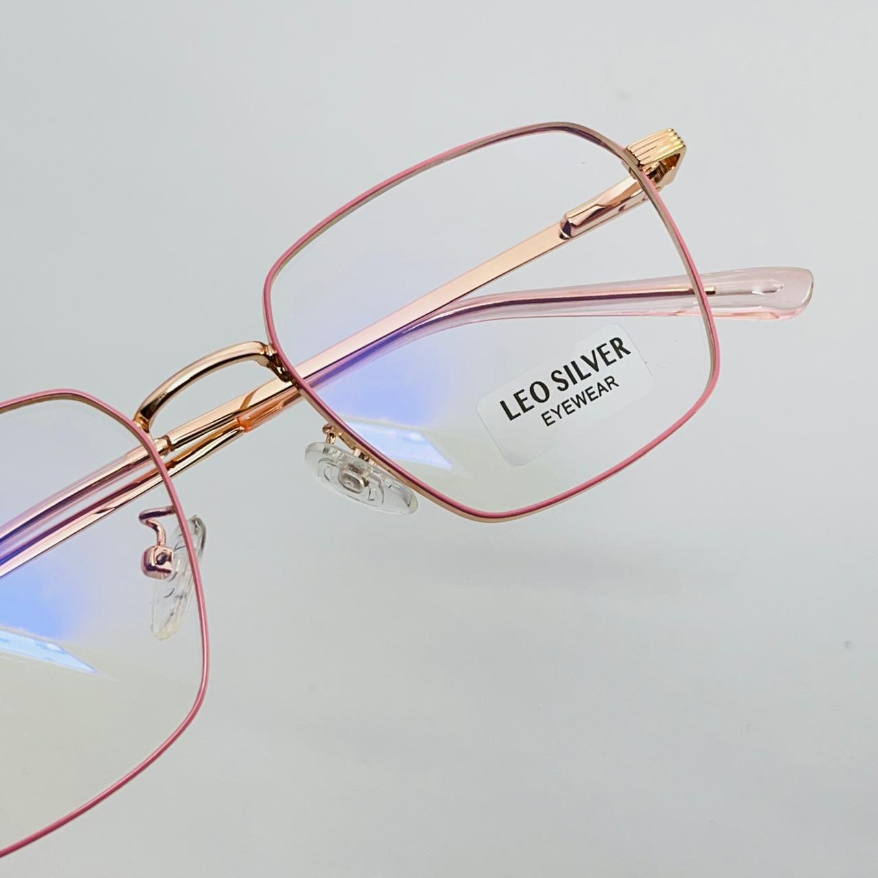 Spexone leo  geomateric pink premium eyewear for man and woman