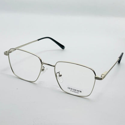 Spexone leo  geometric Silver premium eyewear for man and woman