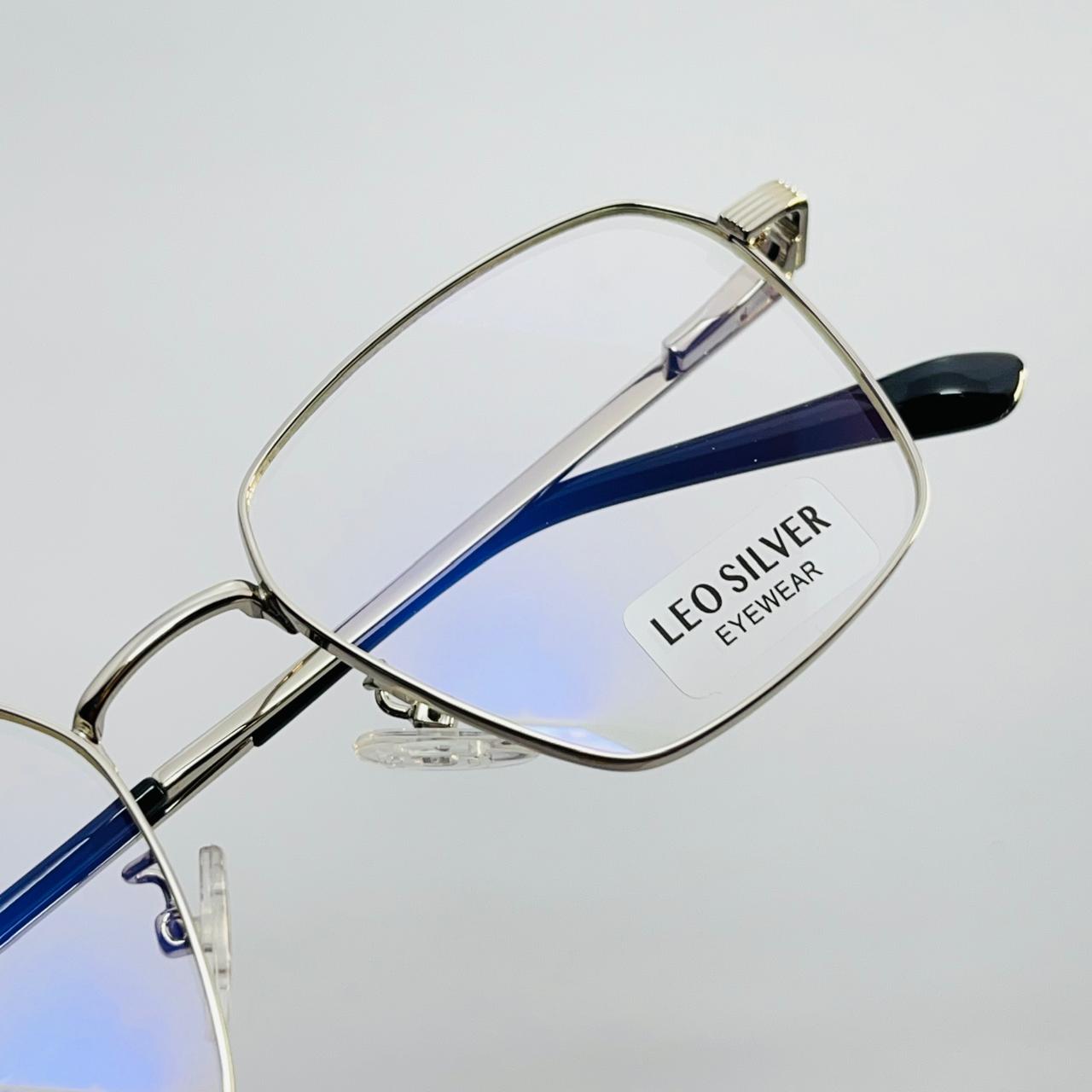 Spexone leo  geometric Silver premium eyewear for man and woman