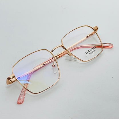 Spexone leo  geometric rose gold premium eyewear for man and woman